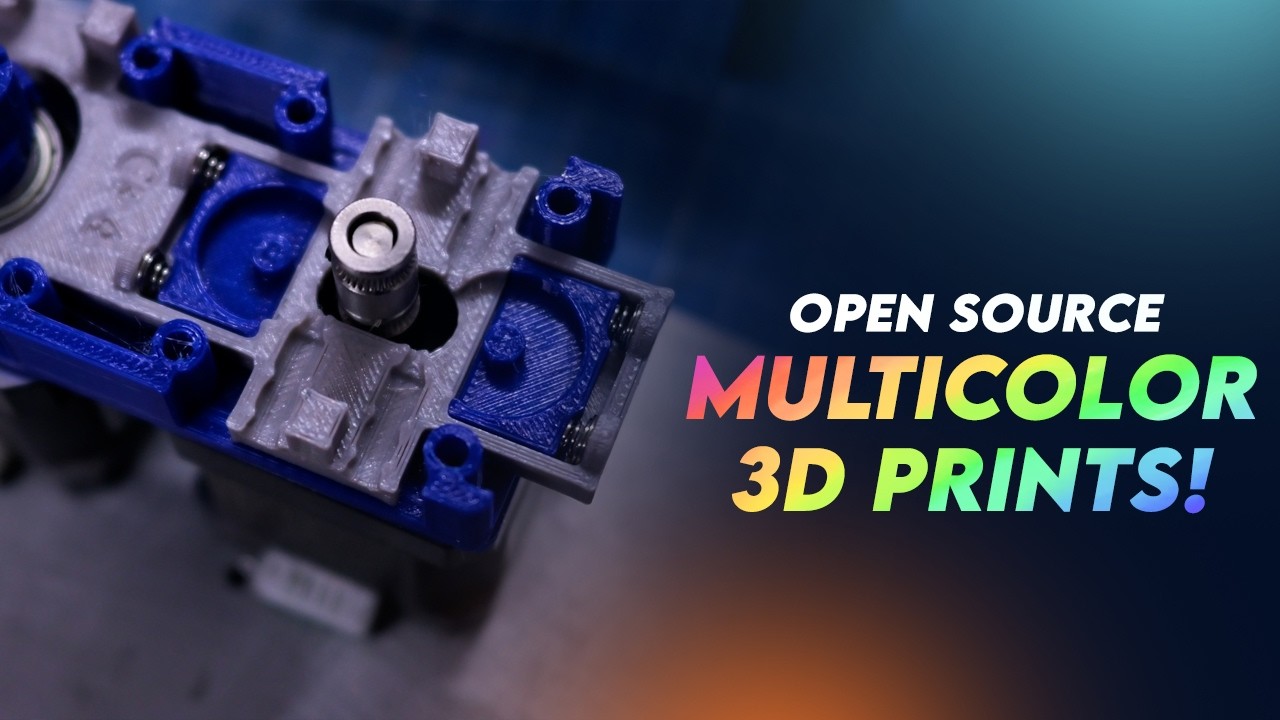 Добавьте многоцветный сменщик нити к любому 3D-принтеру | Решение с открытым исходным кодом
