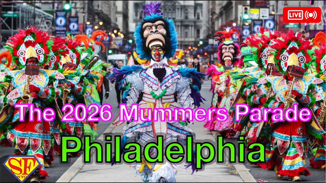 LIVE: The 2026 Mummers Parade Philadelphia January 1, 2026