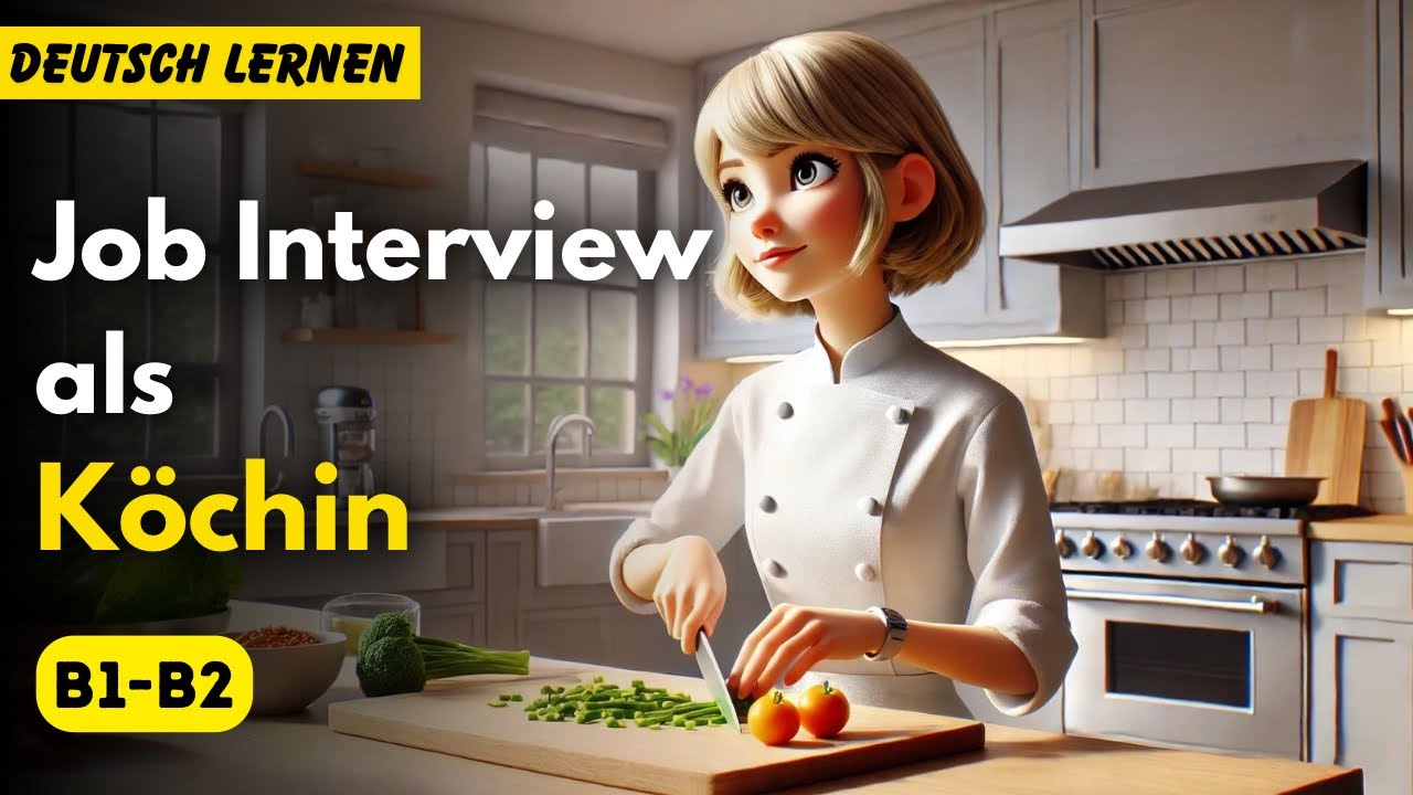 Job Interview als Köchin [B1-B2] | Deutsch Lernen | Hören | Geschichte & Vokabeln