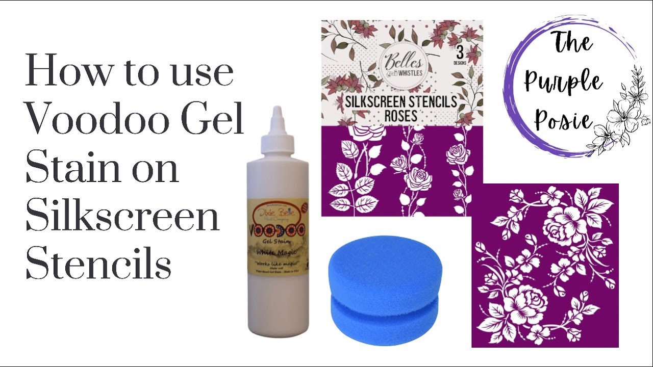 How to Use Dixie Belle's Silkscreen Stencils | Chalk Paint | Gel Stain