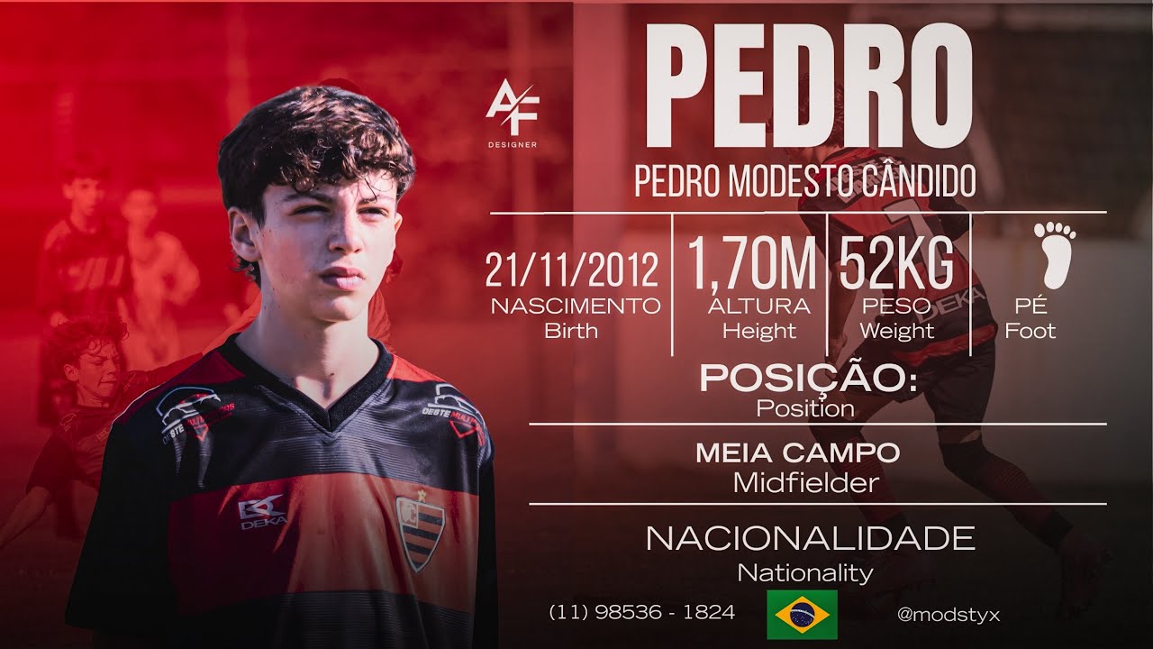 DVD ATUALIZADO 2025/26 - ATLETA 2012 - MEIO CAMPO