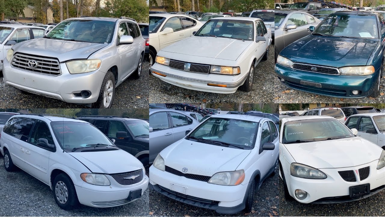 С Днём благодарения! Прогулка по аукциону: Toyota Highlander, Oldsmobile, Subaru Legacy, Echo и м...