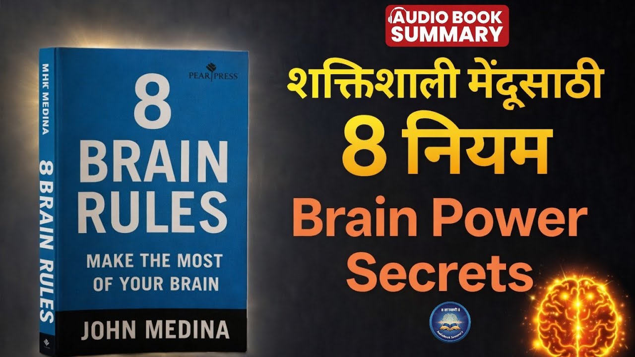 यशस्वी लोक मेंदू कसा वापरतात? | 8 Brain Rules book summary in Marathi 