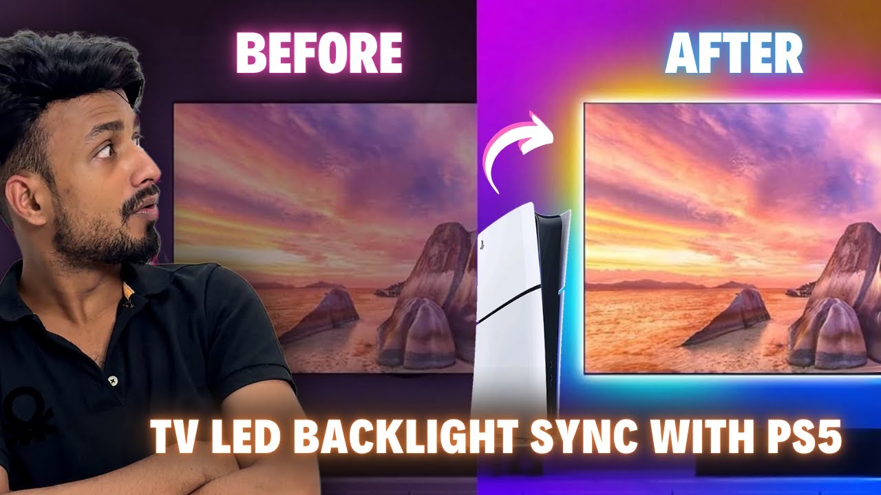 Upgrading my Gaming Setup with PS5 & RGB Backlight Sync: Spectra Lights HDMI Box