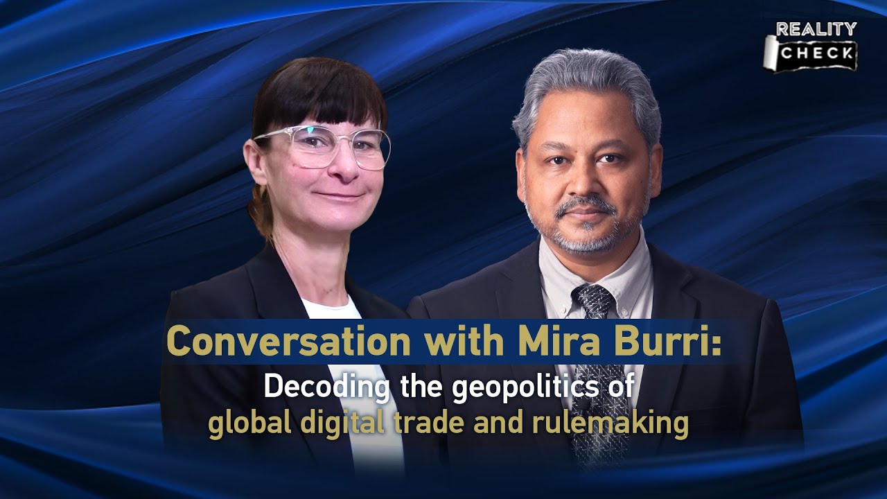 Conversation with Mira Burri: Decoding the geopolitics of global digital trade and rulemaking