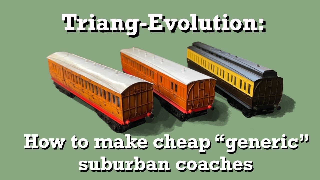 Изготовление вагонов Rapido Evolution из вагонов Hornby Clerestory.