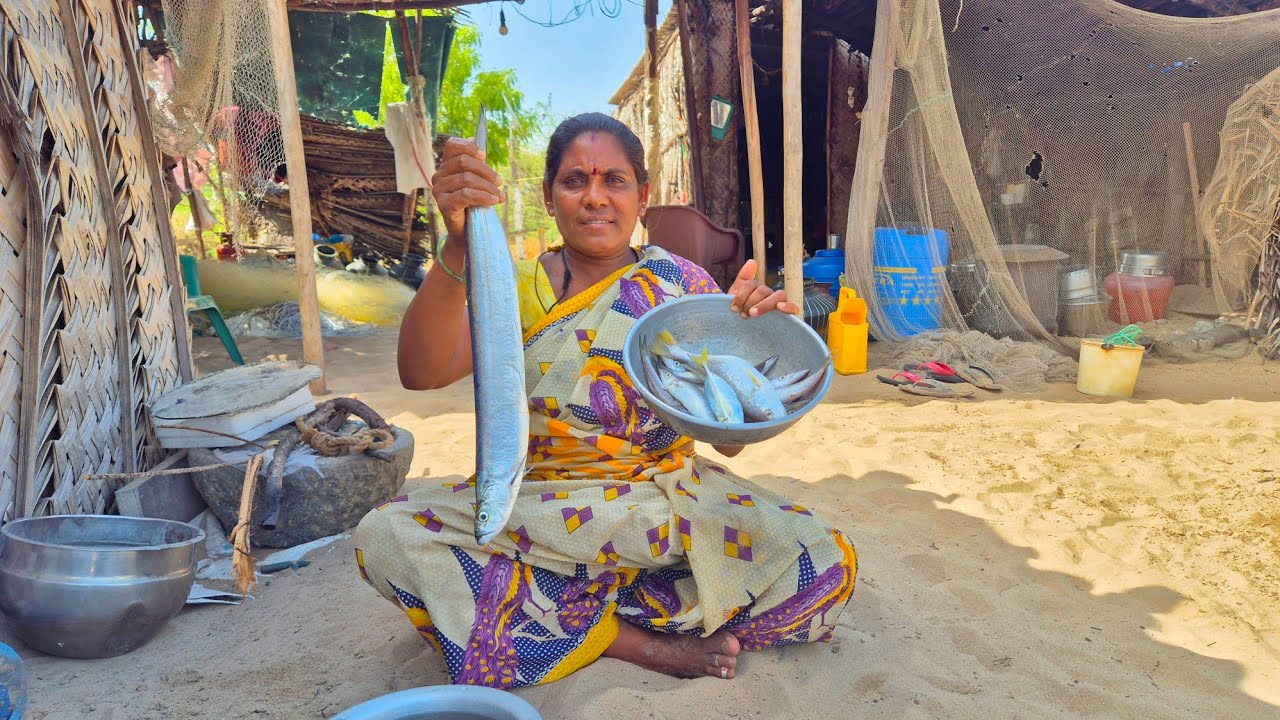 சுவையான மீன் குழம்பு வாளை மீன் பொரியல்