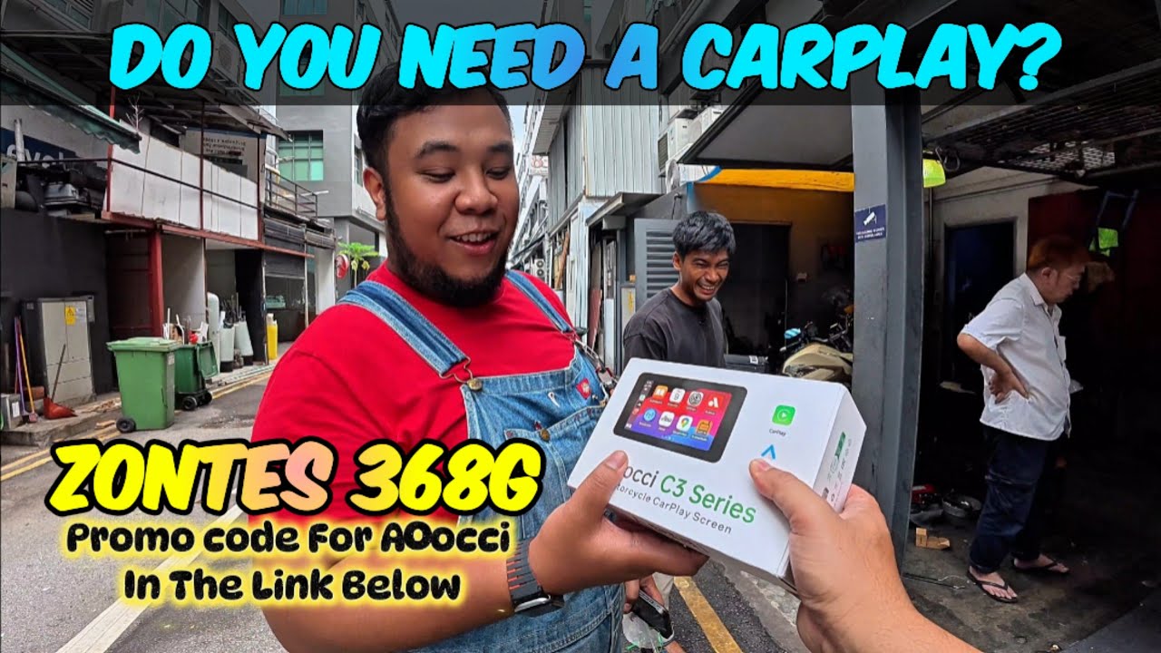 GiveAway Carplay AOOCCI Setup on Zontes 368G 