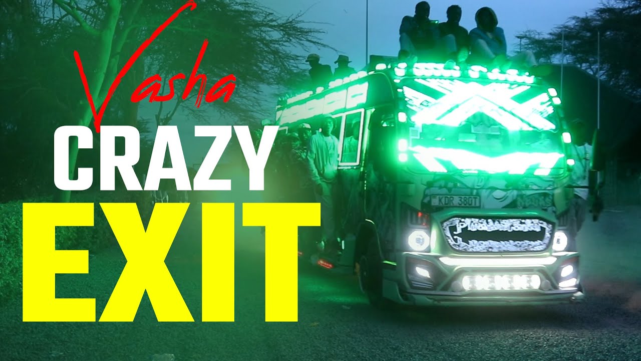 VASHA Crazily☠️☠️ Elated Fans Exit CHarged. 🔥🔥#matatuculture #matrix #KENYA001 #nduthiculture #peng