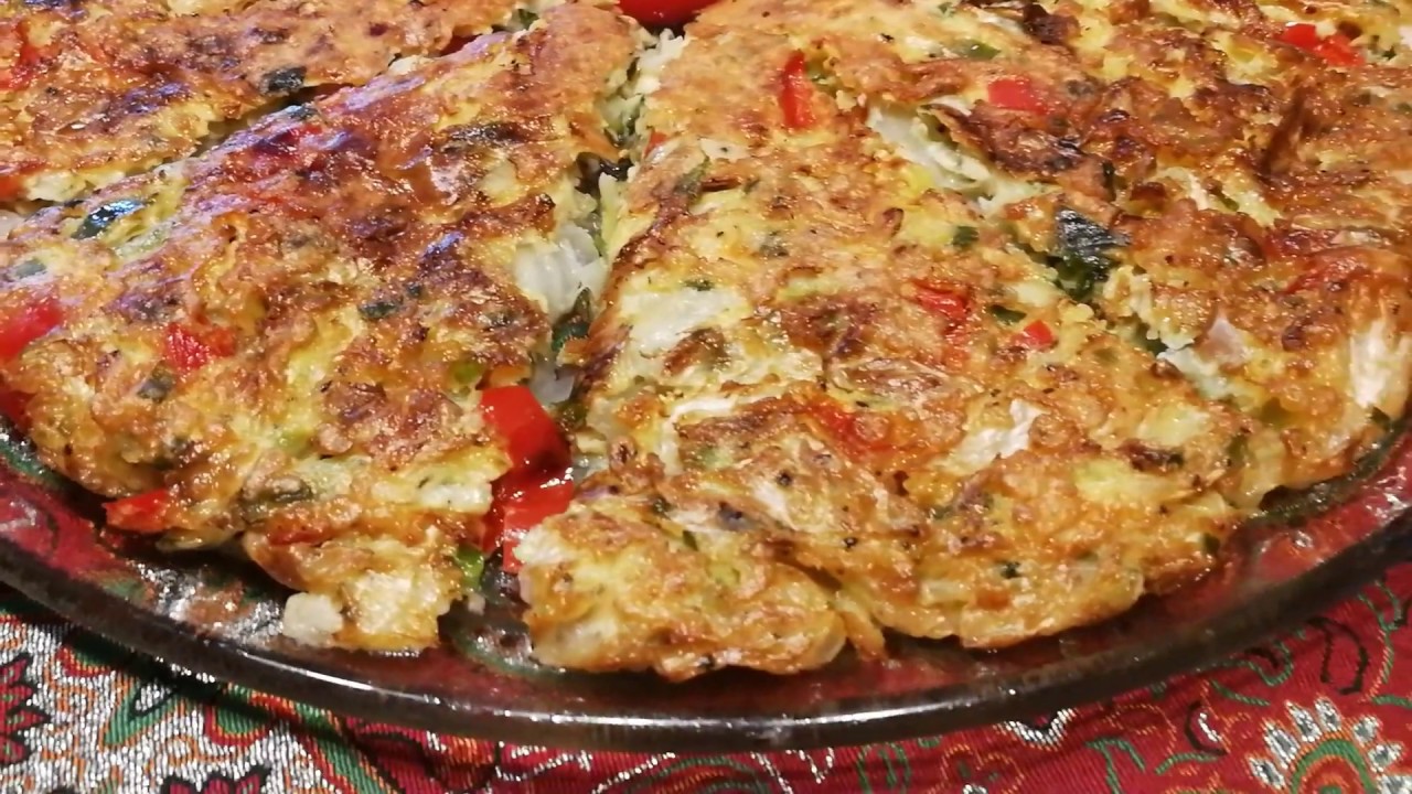 کوکوکلم برگ،فوق العاده خوشمزه وپرخاصیت با آشپزخانه فریبا Cabbage Kookoo