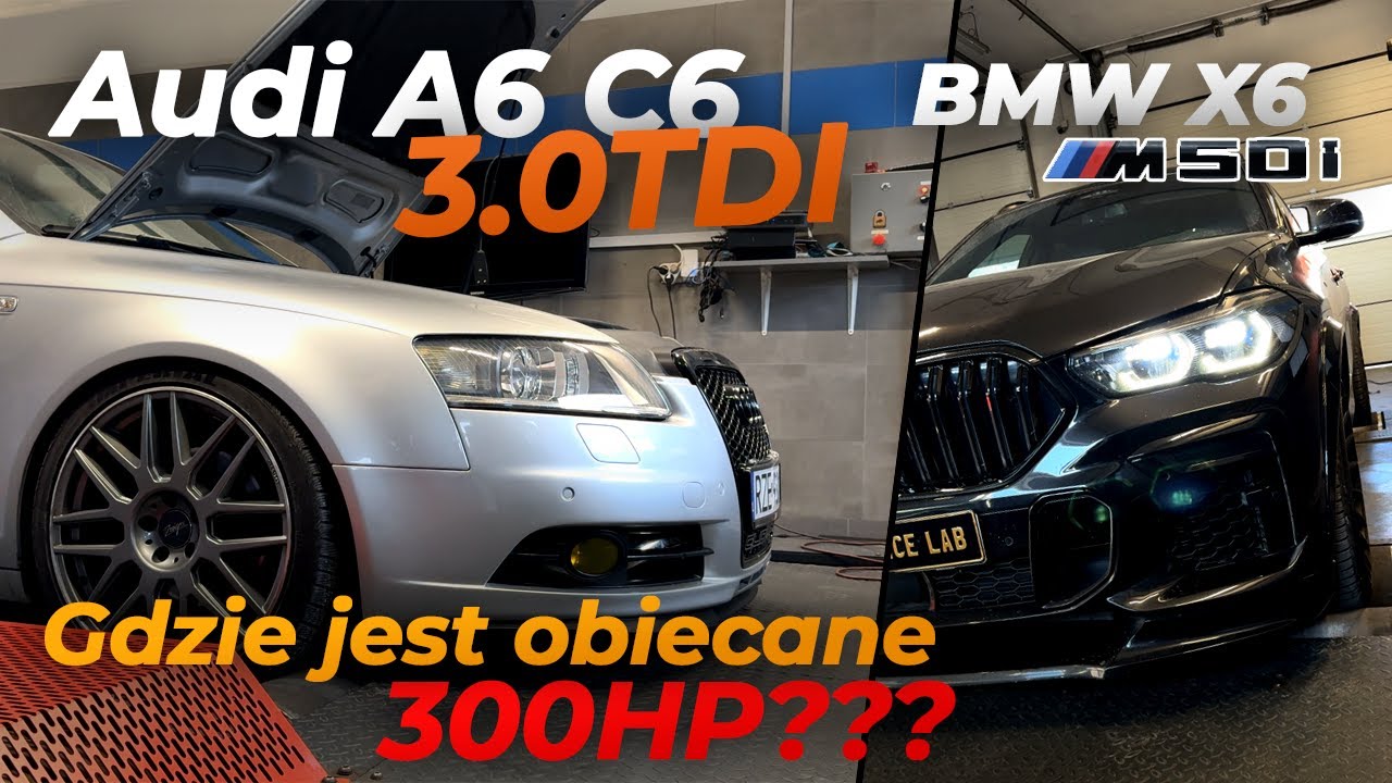 Tuner obiecał mu 300 koni...😬 Audi A6 C6 3.0 TDI BMK / BMW X6 N63TU3 4.4 V8 na GŁOŚNYM przelocie!