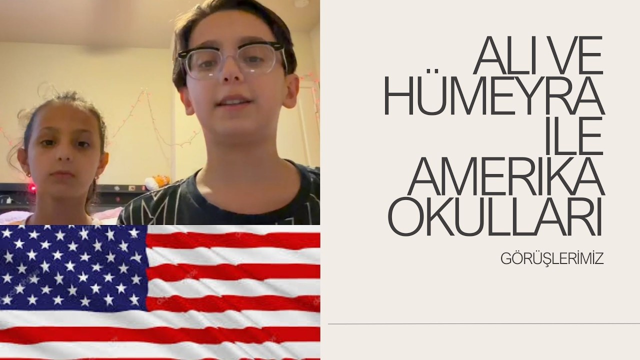 Amerika'da ki okullarımızdan bahsettik, görüşlerimiz.