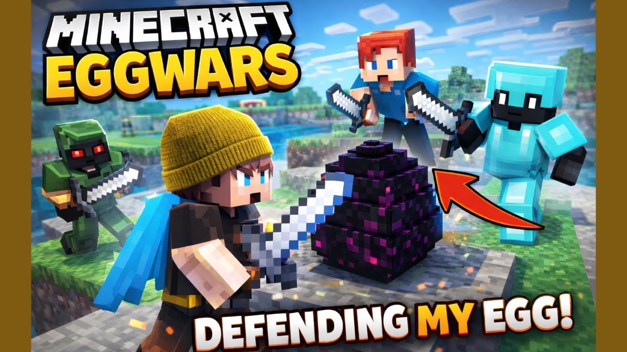 Mineraft EGGWARS with my buddies!