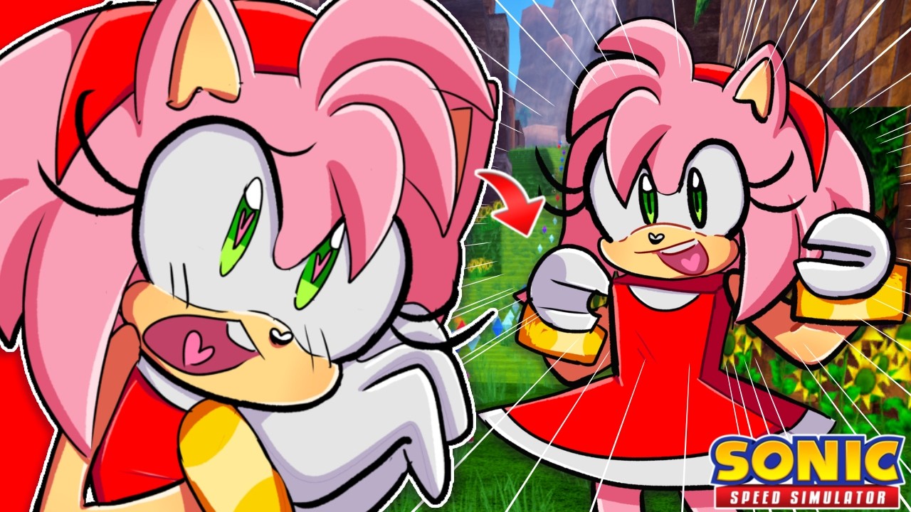 LEGO ME IS SO CUUTEE!! |Amy plays Sonic Speed Simulator