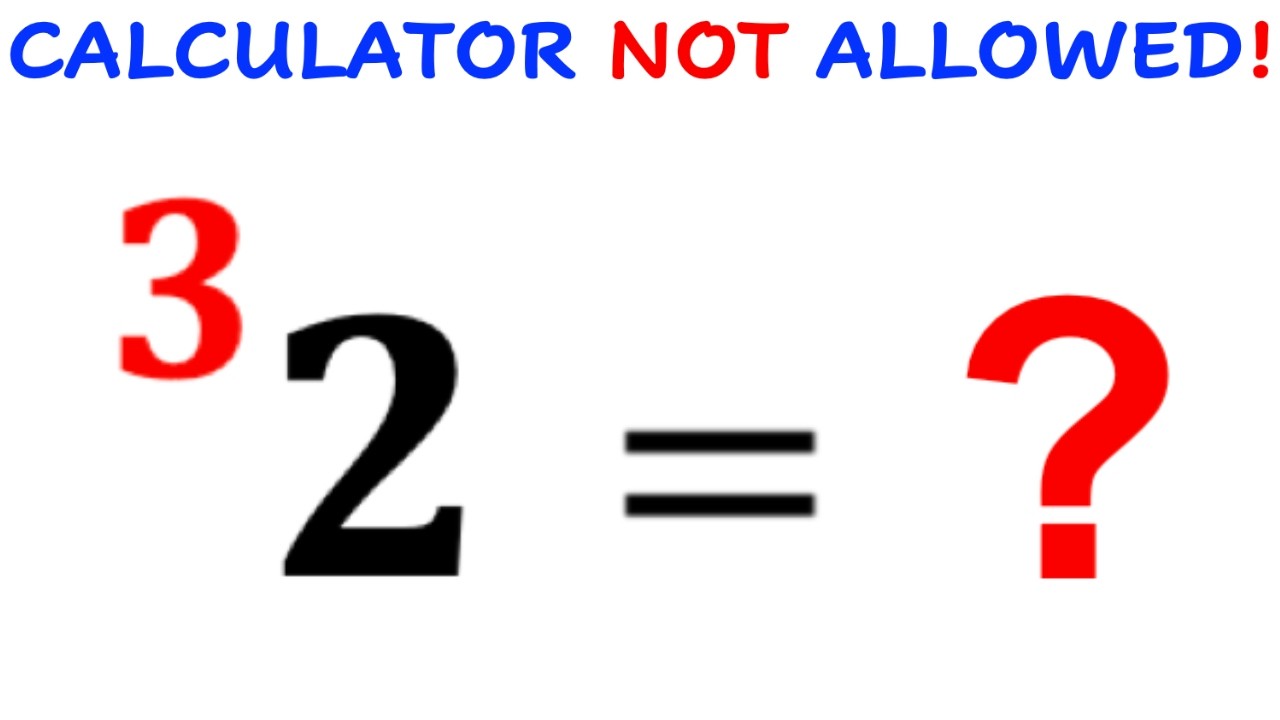 Watch the video to get the correct solution | (Tetration) | #math #maths