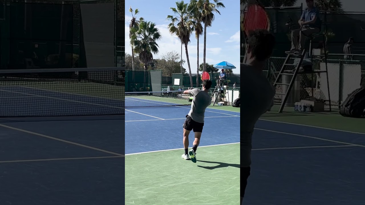 Roberto Cid Subervi wins the cross-court battle against Noah Rubin #tennis #itftennis