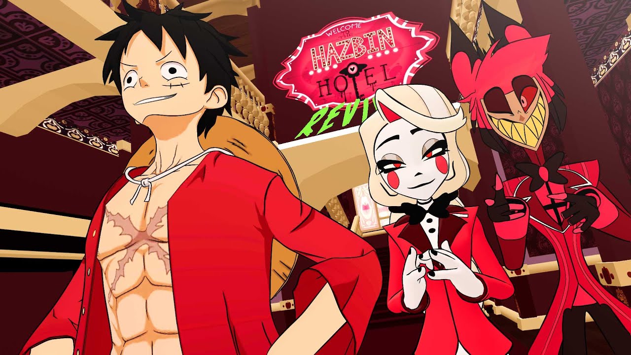 Luffy visits the Hazbin Hotel! (one piece vr)