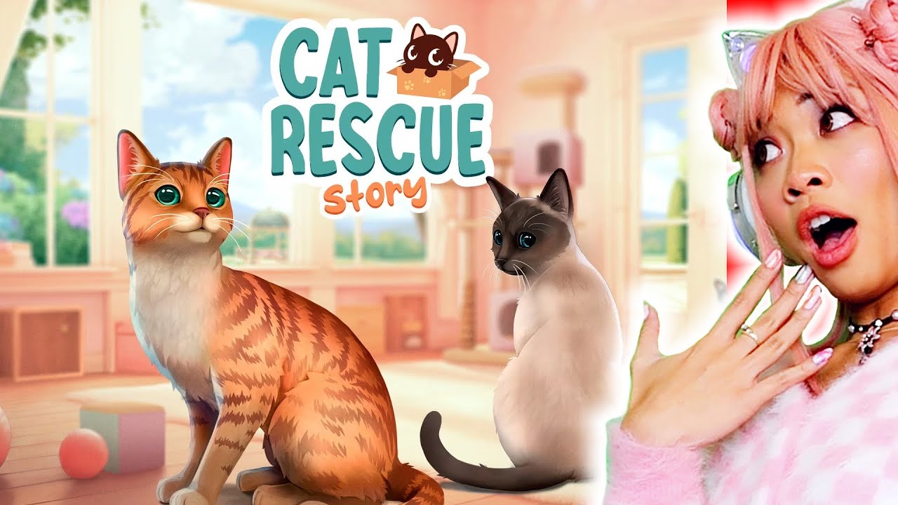 PLAYING CAT RESCUE STORY!