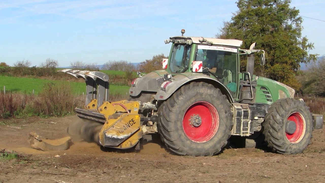 Fendt 939 avec broyeur Plaisance