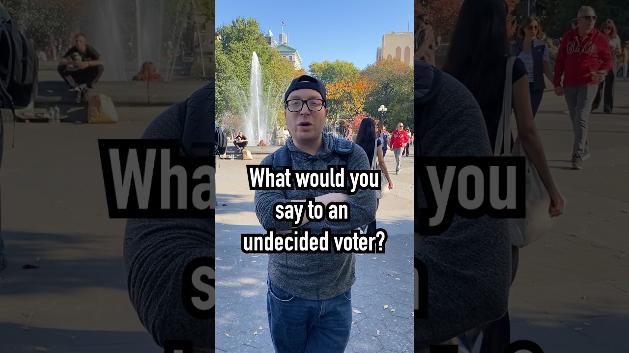 Undecided voters, do you just want attention? #shorts