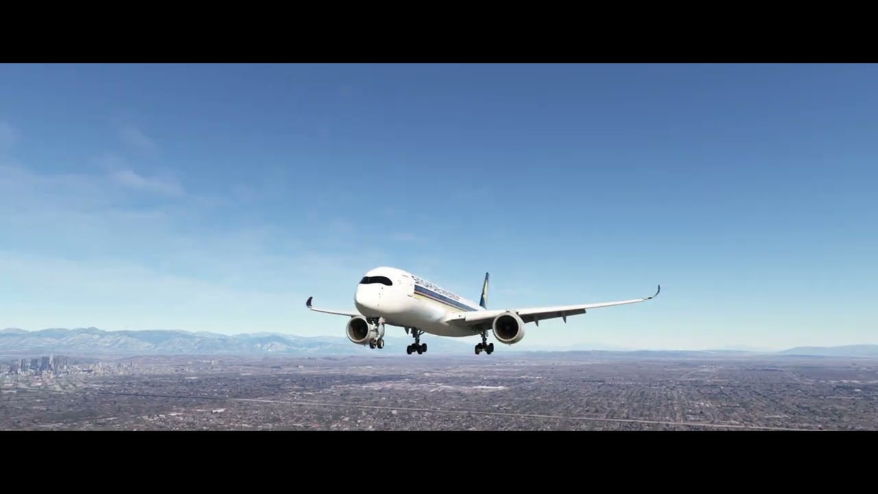 [MSFS] iniBuilds A350 Approach into LAX (NEW PC)