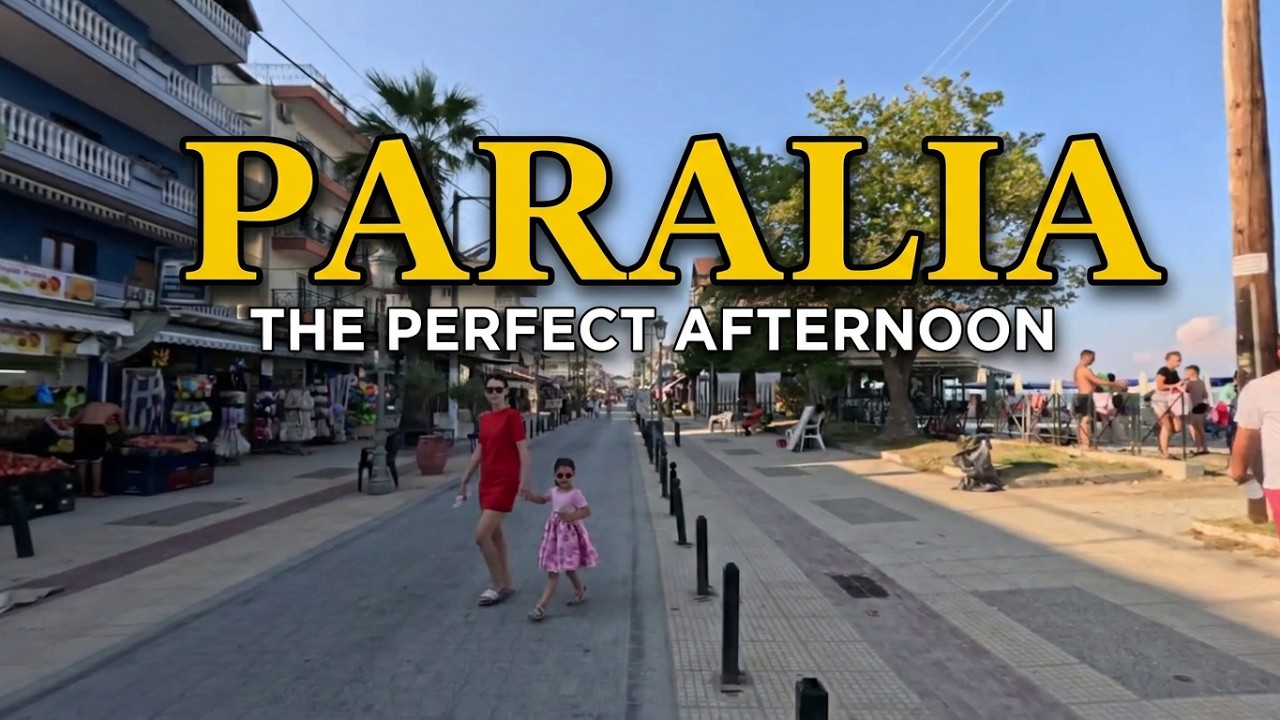 Paralia Katerini walk at Afternoon July 19 2025