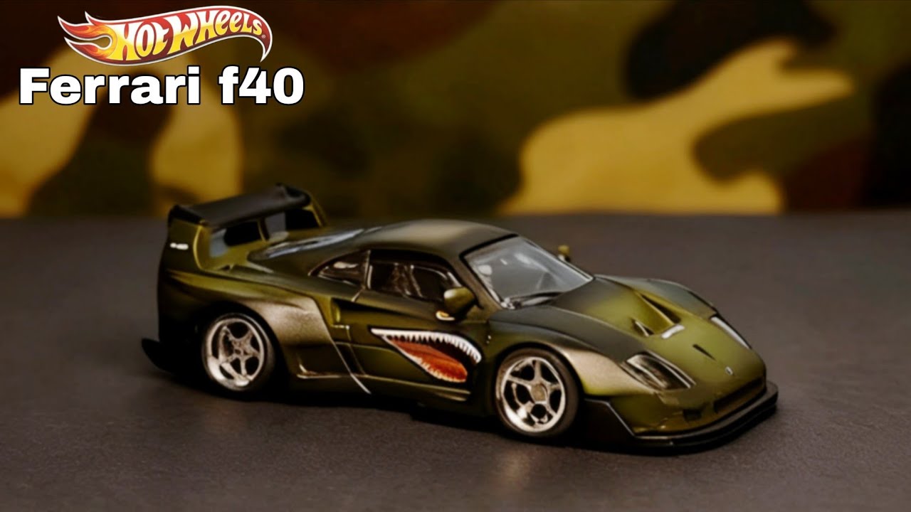 кастомные Hot Wheels Ferrari F40 Competizione Liberty Walk