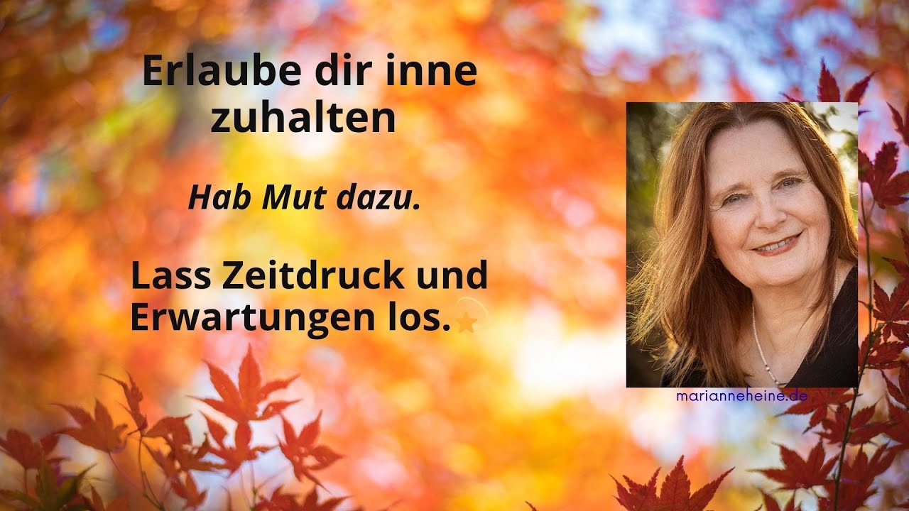 November  - Loslassen und Dankbarkeit