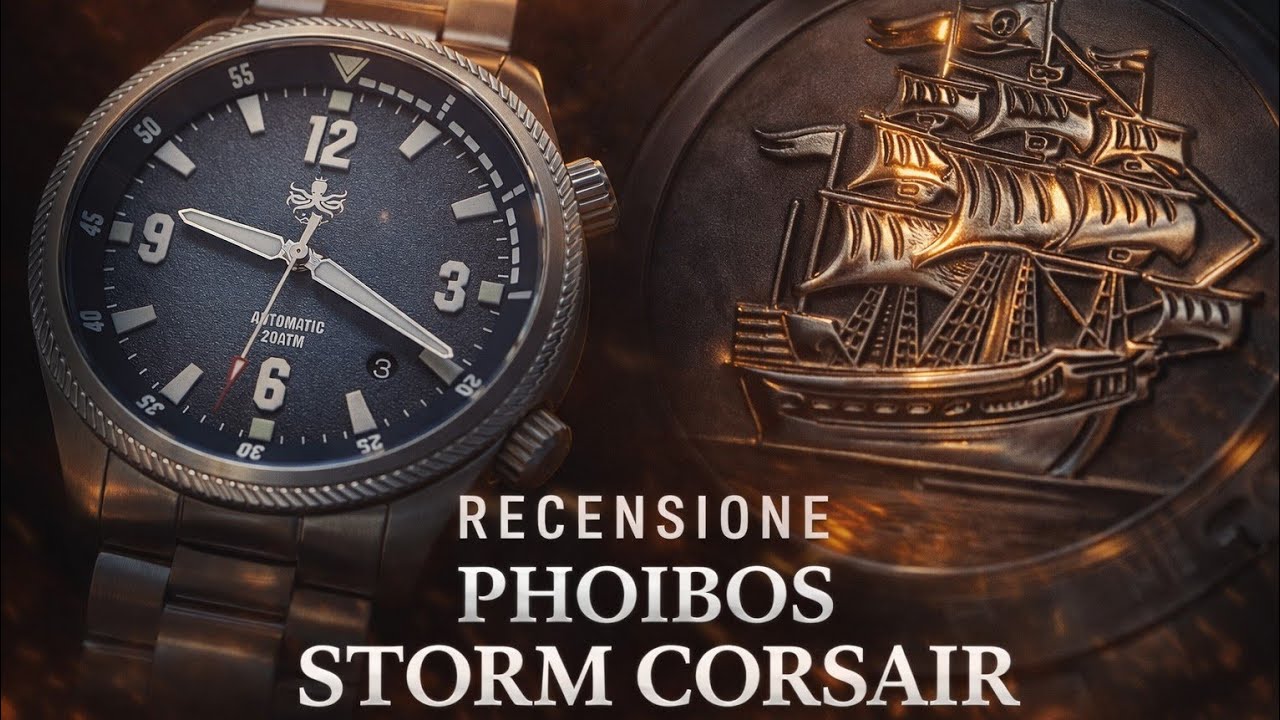 Phoibos поднимает планку: новые часы Storm Corsair оснащены 3D-люминесцентным покрытием и потряса...