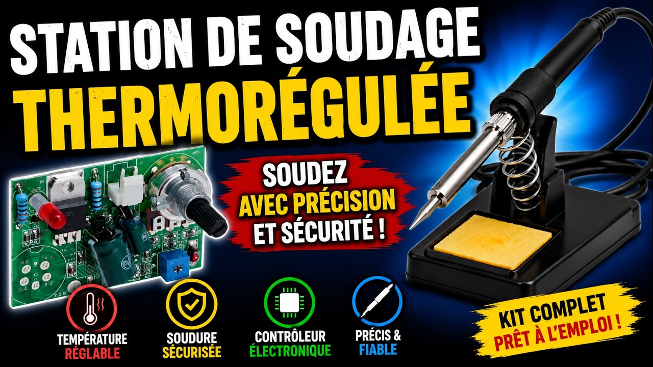 Electronique KIT station pour souder thermorégulé Soldering iron control board controller thermostat
