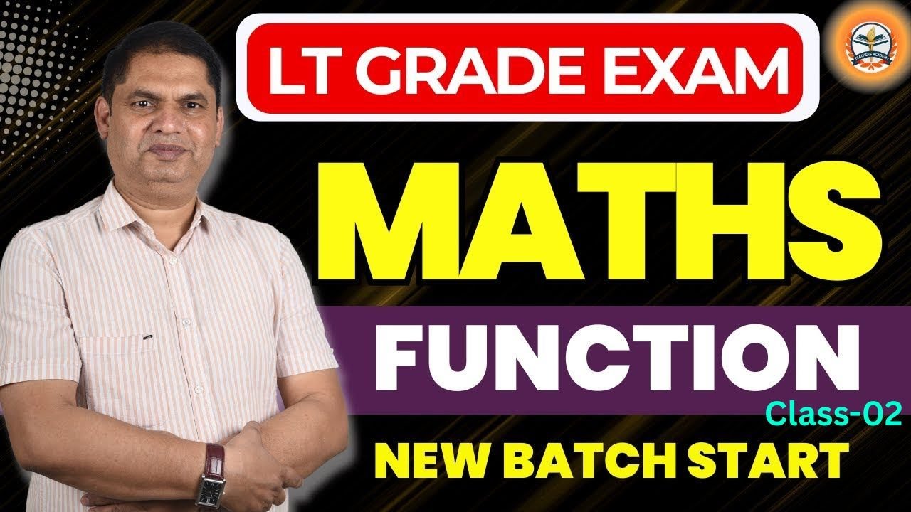 lt grade new vacancy 2025| lt grade maths preparation | function | lec.-2