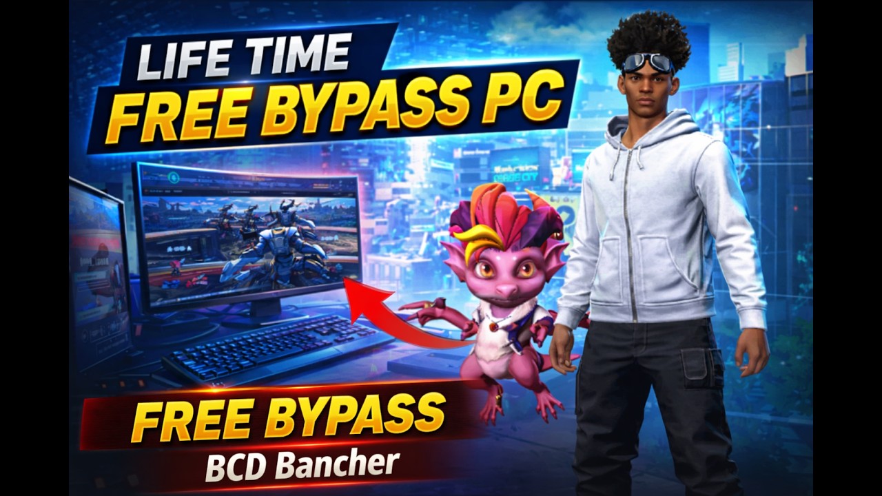 Life Time Free Bypass PC 😱 | Free Fire PC Anti Ban | BCD Bancher