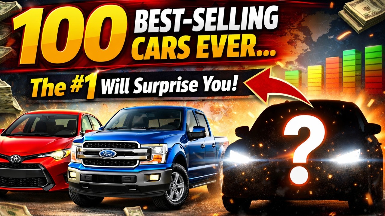 These Cars Sold MILLIONS! Top 100 Best-Selling Cars of All Time