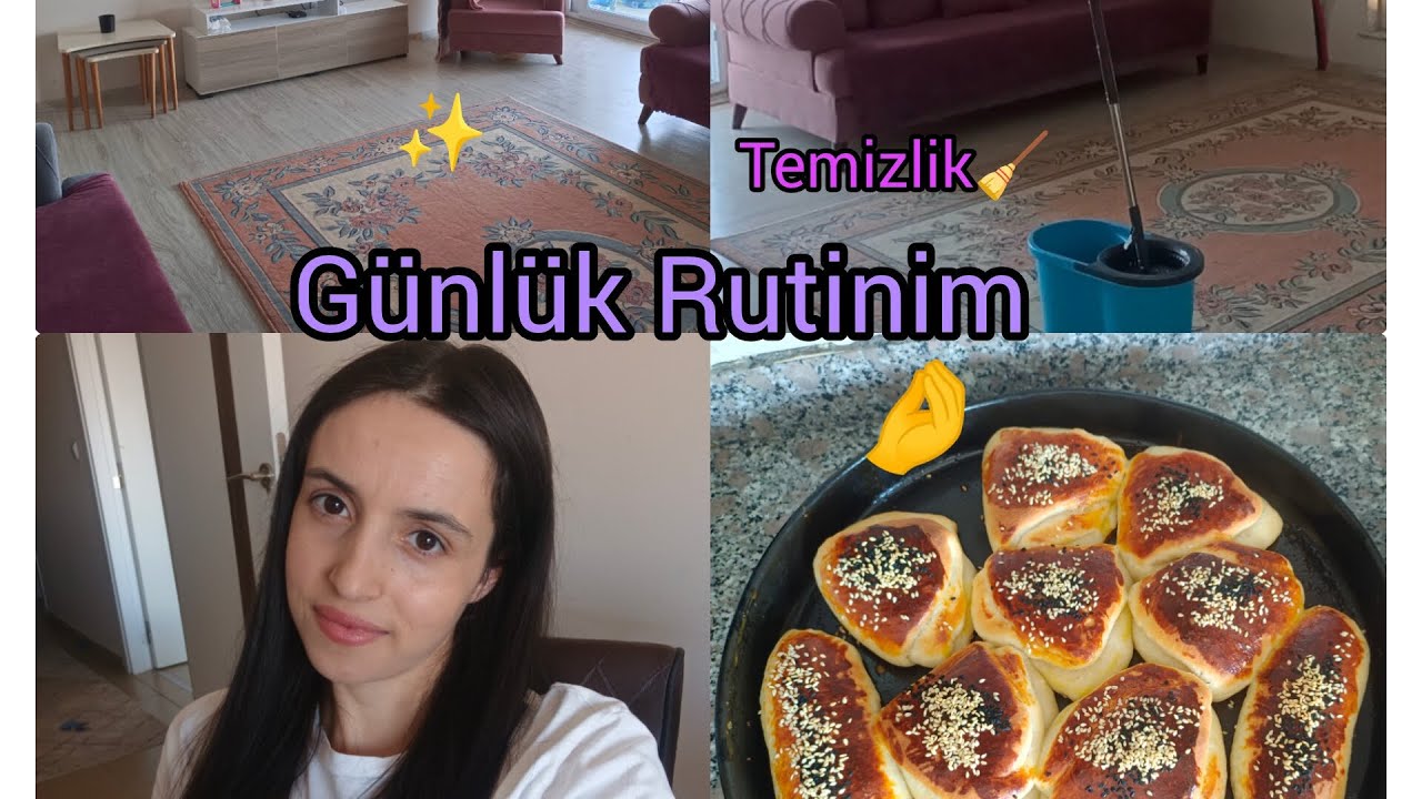 PUF PUF POĞAÇA🤌GÜNLÜK TEMİZLİK🧹RUTİN VLOG🍀#temizlik #günlükvlog #temizlikvlog 
