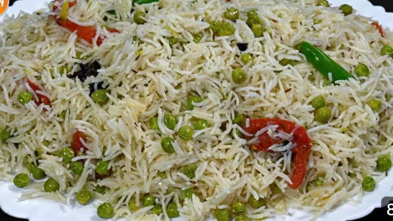 खुशबूदार मटर पुलाव रेसिपी। ताजे मटर का पुलाव । वेज पुलाव रेसिपी। #Vegmatarpulawrecipe 