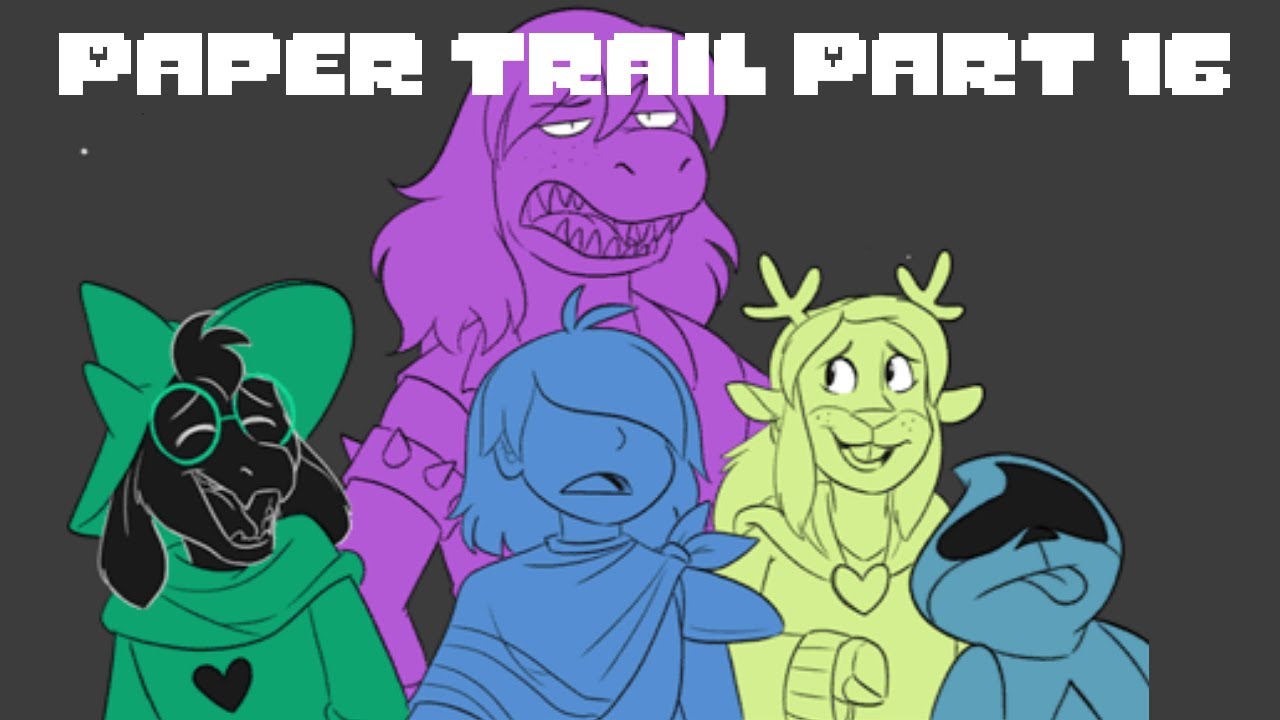 Paper Trail Part 16 【 Deltarune - Undertale Comic Dub 】