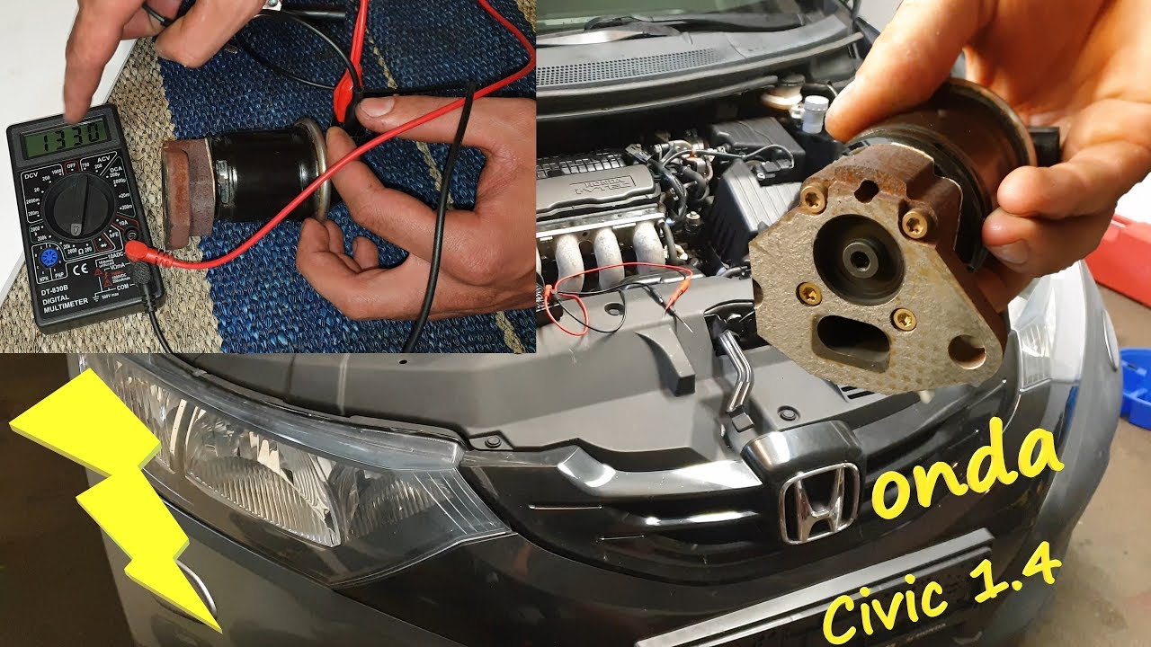 Электронный клапан EGR - Honda Civic 1.4 2014 года выпуска - Проверьте его перед заменой