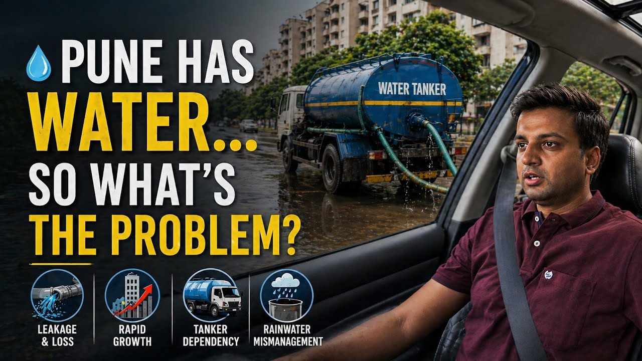 Pune has water&hellip; but still faces shortage. Why? #watercrisis #pune 