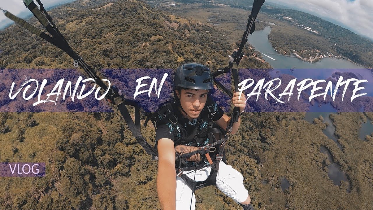 VOLANDO EN PARAPENTE | Increíble vista | Costa Rica Vlog
