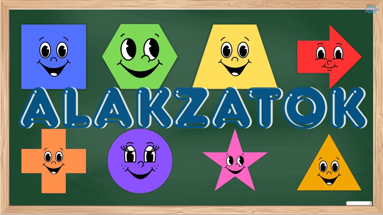 Form&aacute;k 🔷 Alakzatok 🟢 Gyerekeknek magyarul 🇭🇺 | Fejlesztő mese gyerekeknek