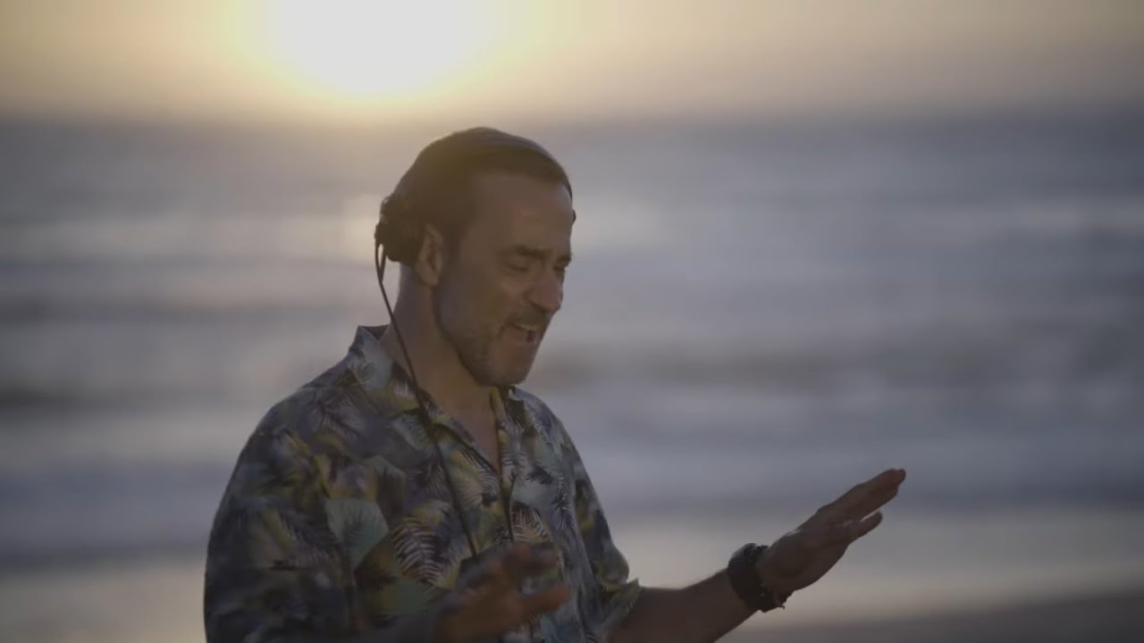 Two hours of afro house at the incredible sunset on Maceda beach, Portugal