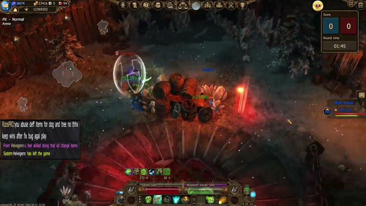 Drakensang Online Bonibon vs Rizosdog & Helvegenn
