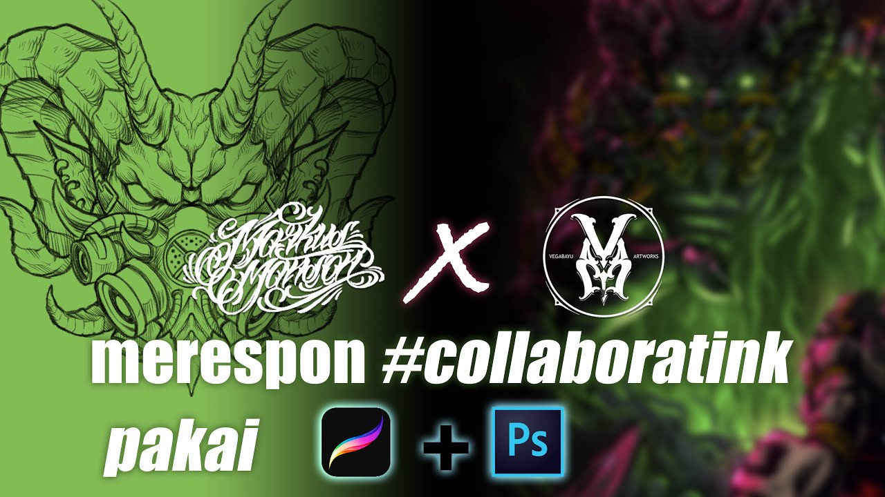 Collaboratink With Another Artist | #digitalillustration