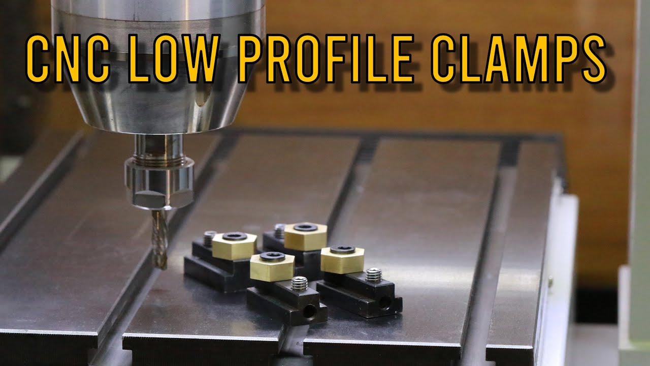 Making a CNC low profile clamps