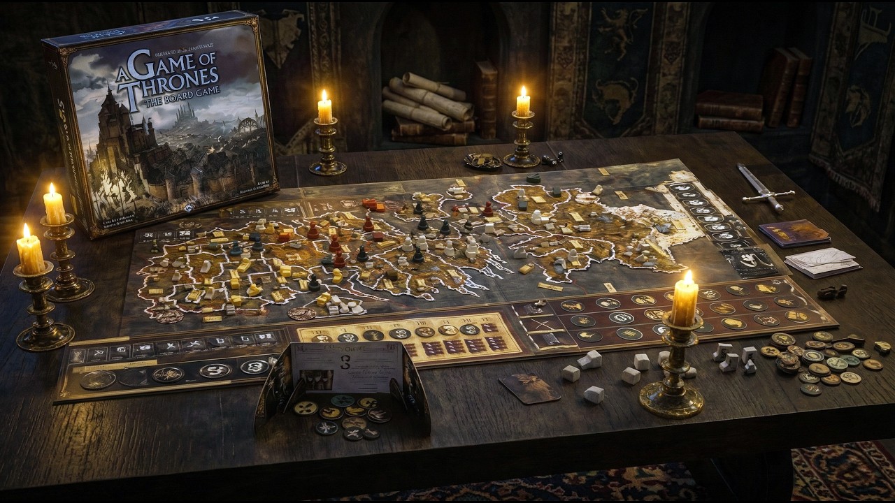 Game of Thrones Board Game Ambience | Dark Strategy Music for Tabletop Game Night