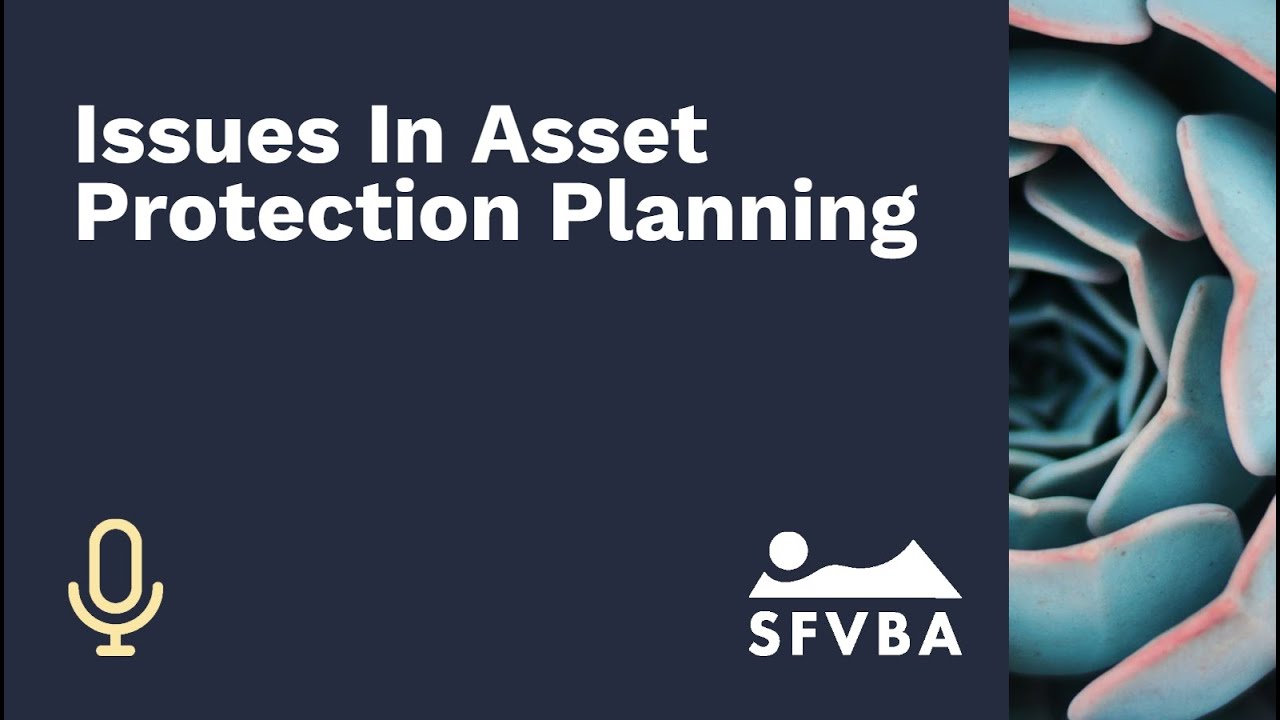 Issues In Asset Protection Planning
