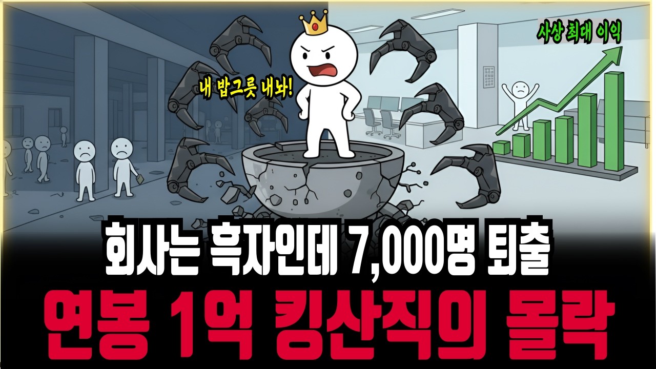 연봉 1억 킹산직도 잘렸다, 다음은 당신 차례인 이유 (소름 돋는 내부 보고서)