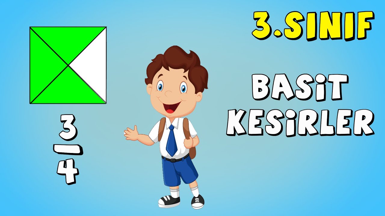 3.Sınıf Matematik Basit Kesirler 2022