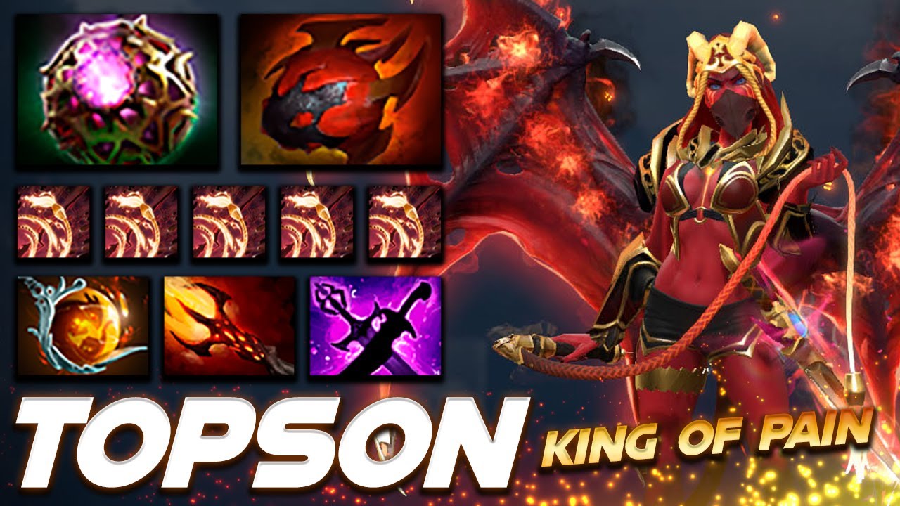 Topson Queen Of Pain - Dota 2 Pro Gameplay [Watch & Learn]