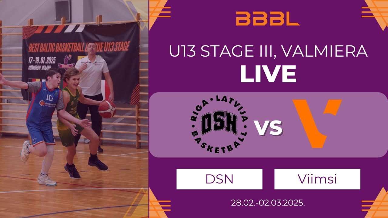 DSN 2013 vs KK Viimsi/City Kliima 2012 | BBBL Boys U13
